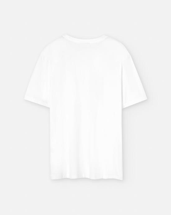 24FW 메종키츠네 칠랙스 폭스 패치 레귤러 티셔츠  LM00110KJ0008 P100 White - MAISON KITSUNE