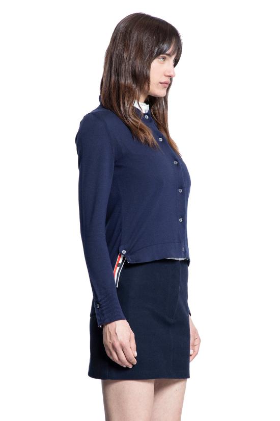  톰브라운 블라우스 FKL003AY3036415 Blue - THOM BROWNE