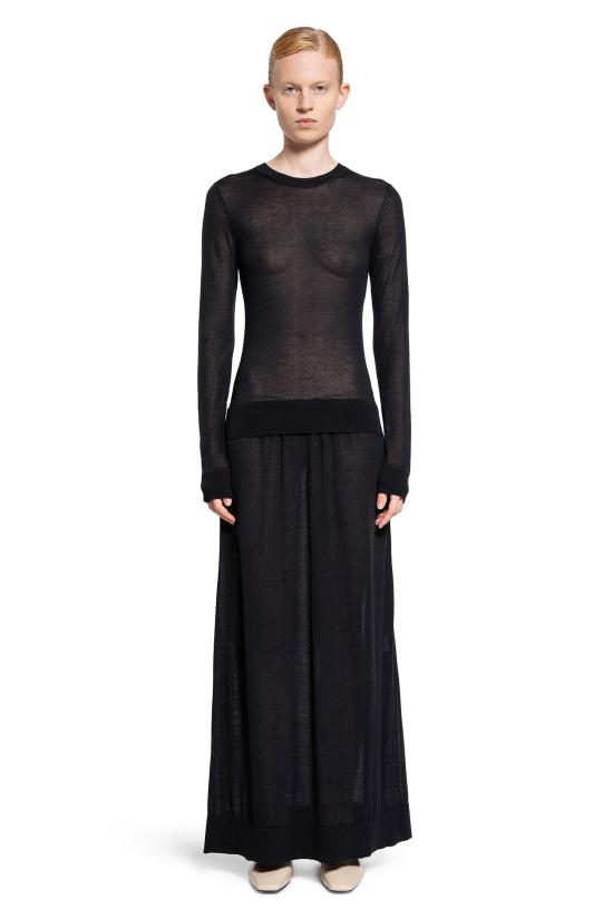  토템 롱 원피스 252WRD0175YA0151001 Black - TOTEME