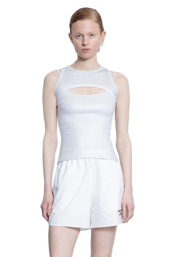  오프화이트 셔츠 OWAD237S25JER0017201 Silver - OFF WHITE