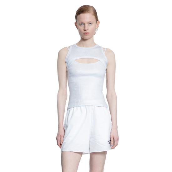  오프화이트 셔츠 OWAD237S25JER0017201 Silver