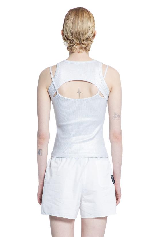  오프화이트 셔츠 OWAD237S25JER0017201 Silver - OFF WHITE