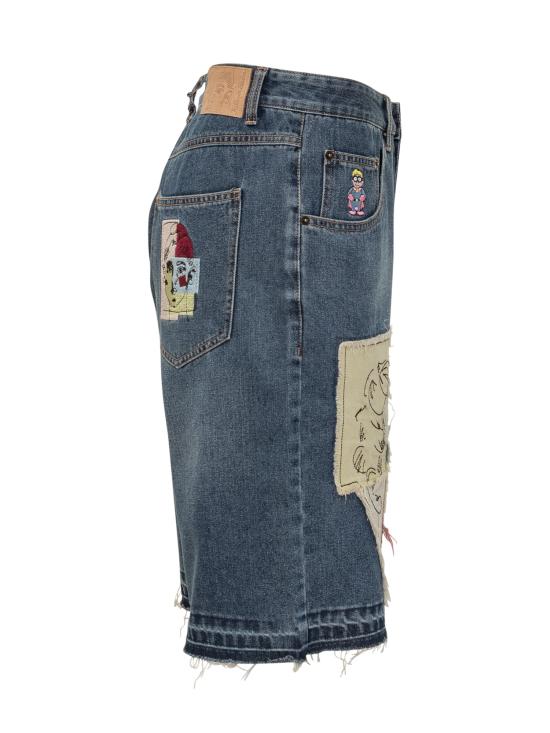 25SS 키드슈퍼 숏팬츠 SS25PT09 DARK WASH - KIDSUPER