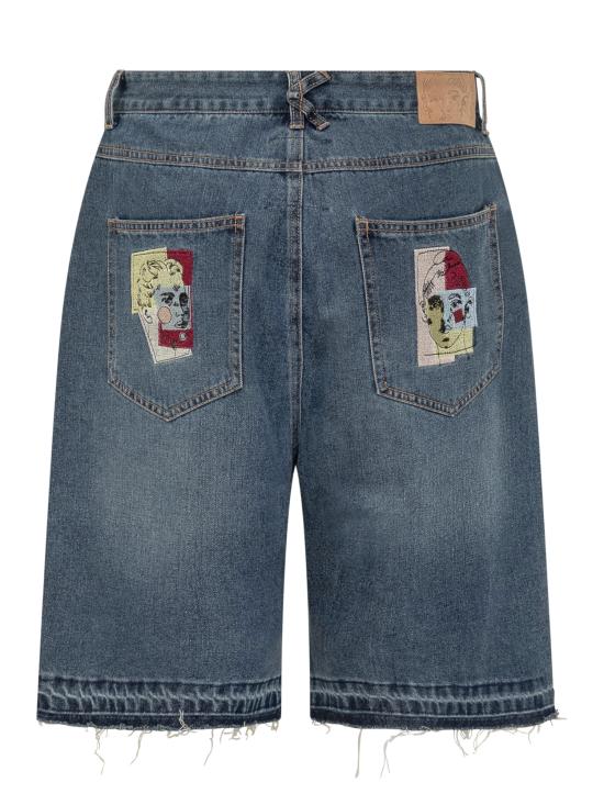 25SS 키드슈퍼 숏팬츠 SS25PT09 DARK WASH - KIDSUPER