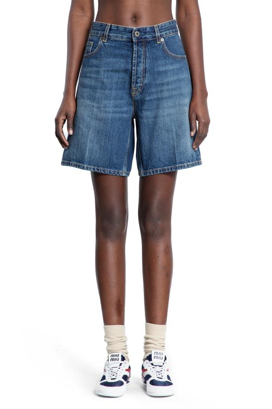  미우미우 숏팬츠 GWP5561568F0008 Blue - MIU MIU