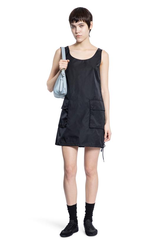  프라다 숏 원피스 2307321WQ8F0002 Black - PRADA