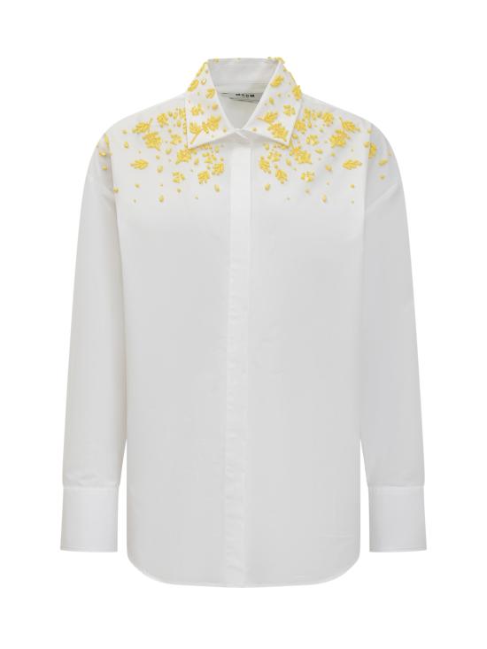 25SS 엠에스지엠 셔츠 3842MDE23X257315 01 WHITE