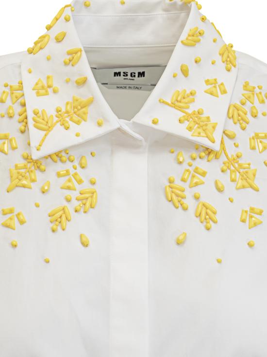 25SS 엠에스지엠 셔츠 3842MDE23X257315 01 WHITE - MSGM