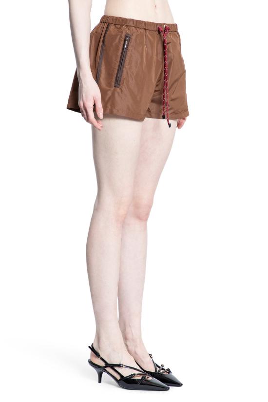  미우미우 숏팬츠 MP1809121IF0324 Brown - MIU MIU