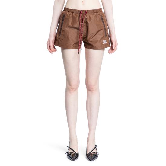  미우미우 숏팬츠 MP1809121IF0324 Brown