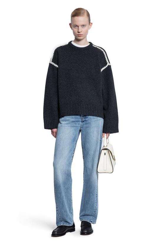  토템 셔츠 241WRT1025YA0004074 Grey - TOTEME