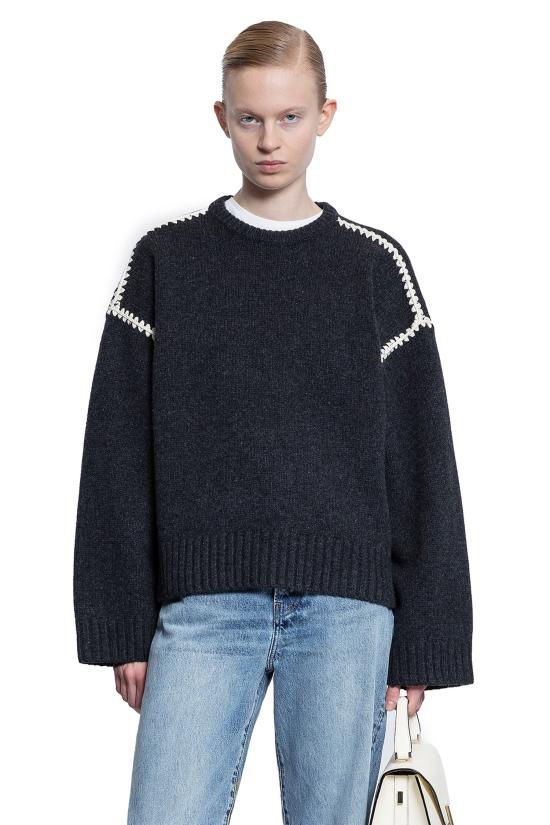  토템 셔츠 241WRT1025YA0004074 Grey - TOTEME