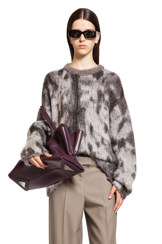  디 아티코 블라우스 250WCK00115KAC001AA084 Grey - THE ATTICO