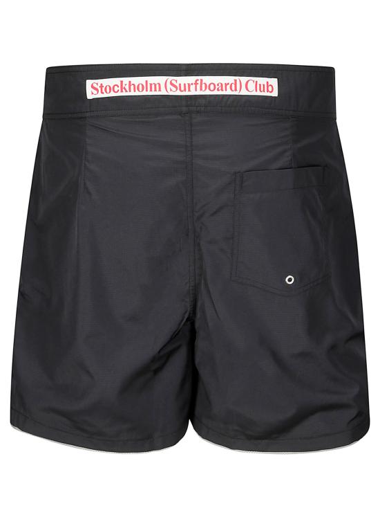 25SS 스톡홀름 서프보드 클럽 숏팬츠 M6000044B90 BLACK - STOCKHOLM SURFBOARD CLUB