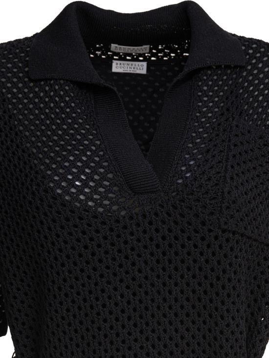 25SS 브루넬로 쿠치넬리 롱 원피스 M78764A95C101 Black - BRUNELLO CUCINELLI