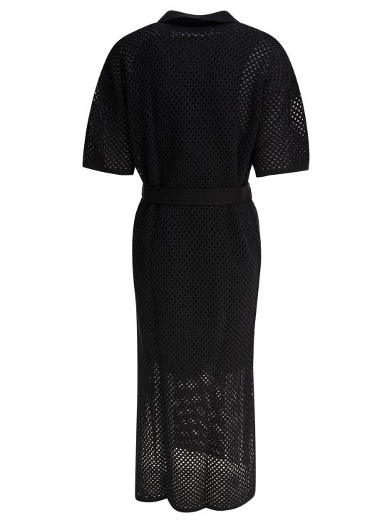 25SS 브루넬로 쿠치넬리 롱 원피스 M78764A95C101 Black - BRUNELLO CUCINELLI