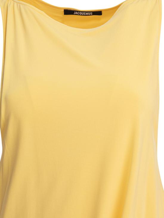 25SS 자크뮈스 미디 원피스 251DR2422381250 Yellow - JACQUEMUS
