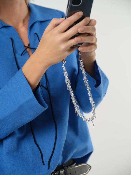  Ossa 하이테크 오사 스톤 프린지 손목띠 투명 - OTHER BRANDS