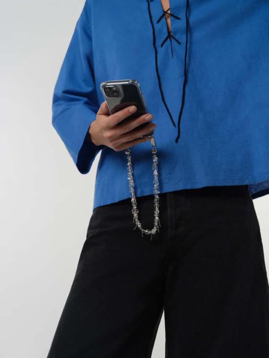  Ossa 하이테크 오사 스톤 프린지 손목띠 투명 - OTHER BRANDS