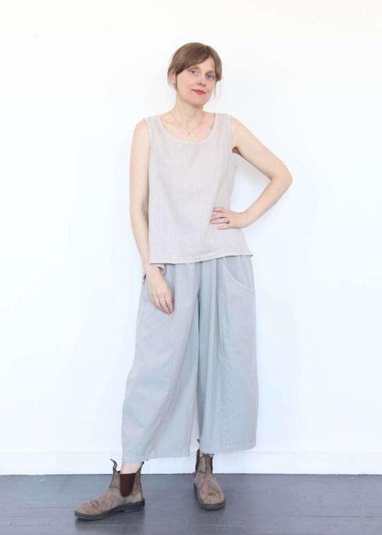  일레븐 스티치 민소매 티셔츠 게일스 탱크 클라우드 - ELEVEN STITCH