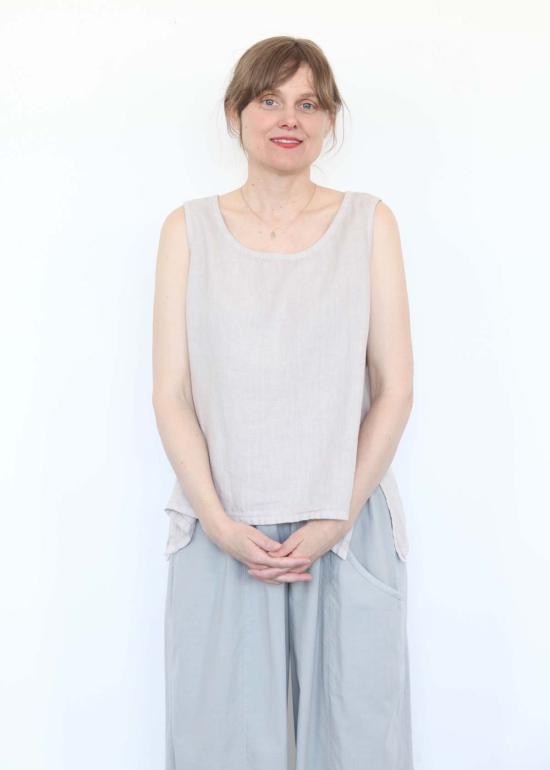  일레븐 스티치 민소매 티셔츠 게일스 탱크 클라우드 - ELEVEN STITCH