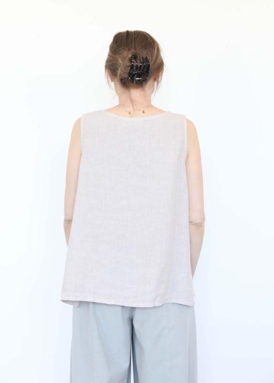  일레븐 스티치 민소매 티셔츠 게일스 탱크 클라우드 - ELEVEN STITCH