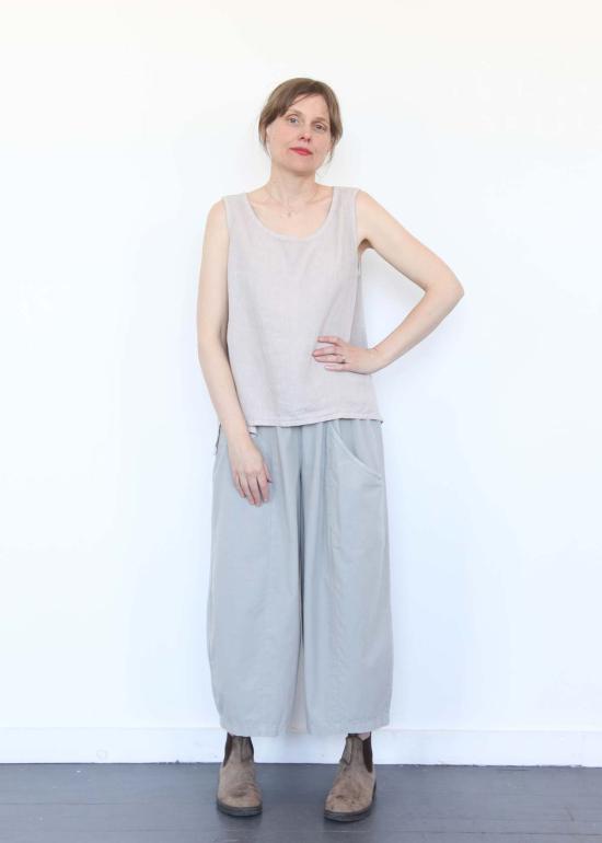  일레븐 스티치 민소매 티셔츠 게일스 탱크 클라우드 - ELEVEN STITCH