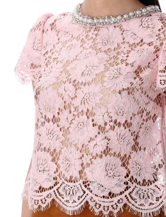 25SS 셀프 포트레이트 탑 SS25049TP PINK - SELF PORTRAIT