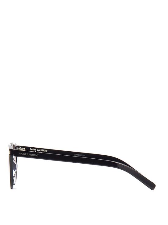 26SS 생로랑 선글라스 SL28SLIM001 Black - SAINT LAURENT