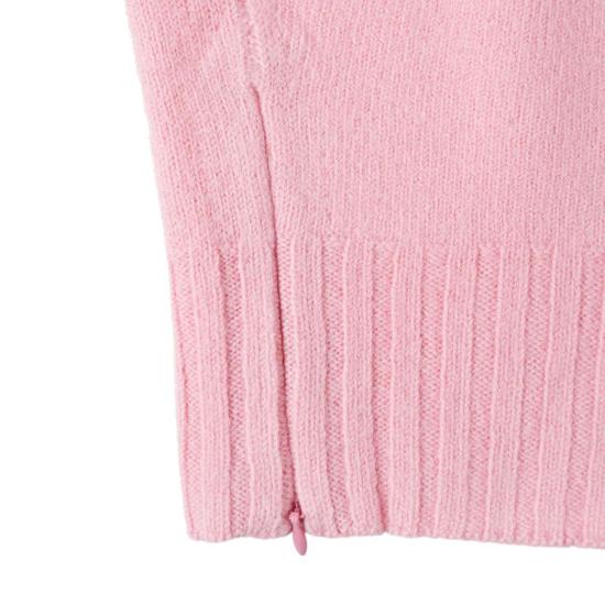  질샌더 이어플랩 캡 질 샌더 심리스 니트 발라클라바 핑크 - JIL SANDER