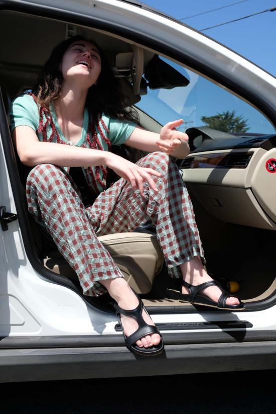  베클리나 반팔 티셔츠 Beklina Mona 셔츠 Menta/Umber - BEKLINA