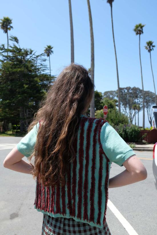  베클리나 반팔 티셔츠 Beklina Mona 셔츠 Menta/Umber - BEKLINA