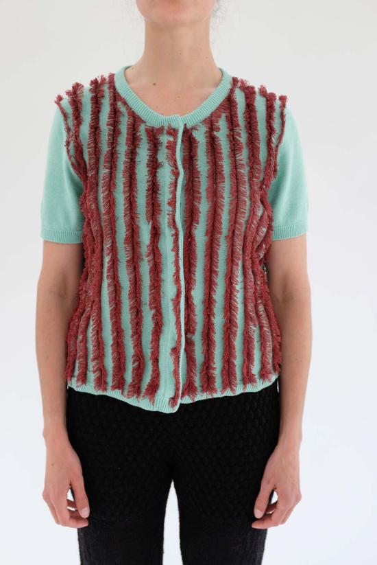  베클리나 반팔 티셔츠 Beklina Mona 셔츠 Menta/Umber