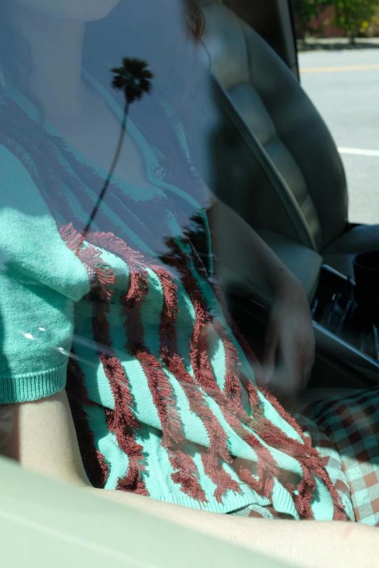  베클리나 반팔 티셔츠 Beklina Mona 셔츠 Menta/Umber - BEKLINA