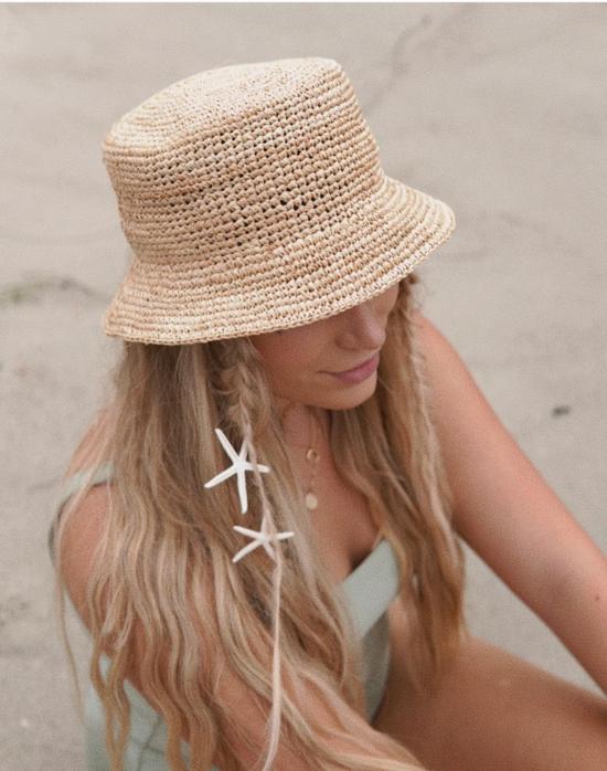  Augustine Hat 모자 오거스틴 햇 이슬라 버킷 햇 내추럴 - OTHER BRANDS