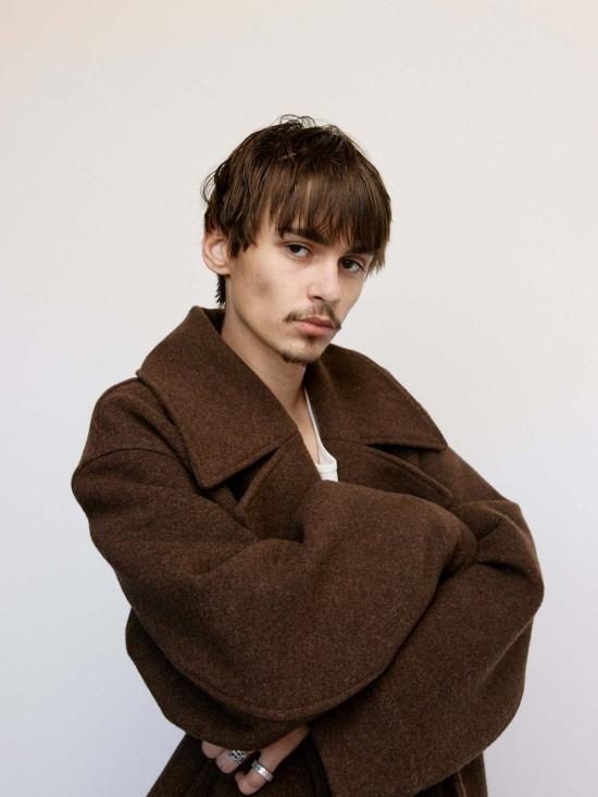  르메르 트렌치 코트 디스패치 피코트 브라운 - LEMAIRE