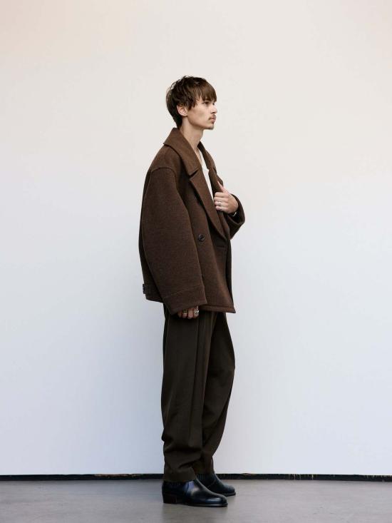  르메르 트렌치 코트 디스패치 피코트 브라운 - LEMAIRE