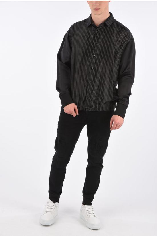  닐바렛 긴팔 셔츠 BCM1342C N161C 1122 Black - NEIL BARRETT