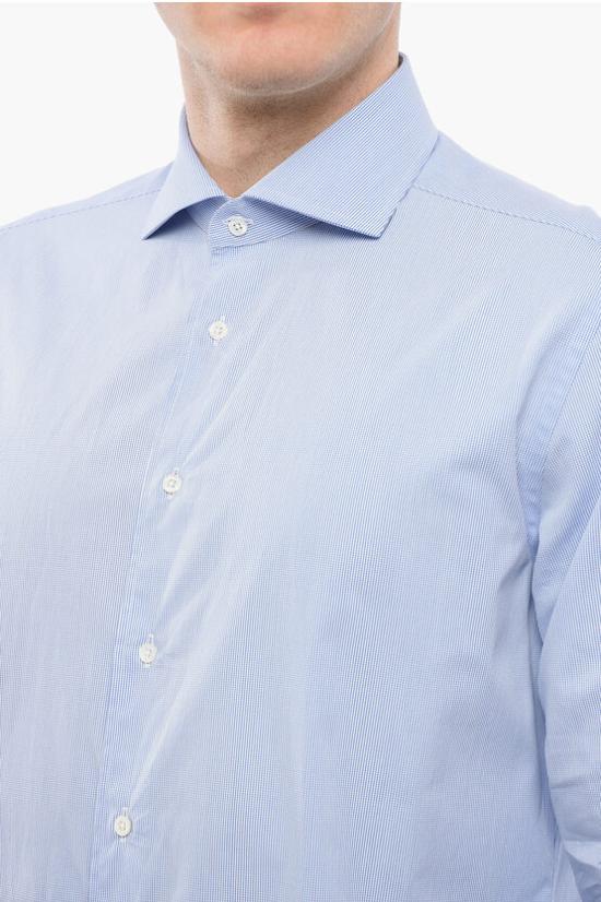  꼬르넬리아니 긴팔 셔츠 94P102 2281749 003 Blue - CORNELIANI