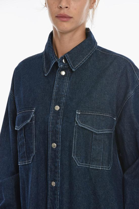  아누키 셔츠 APF22 N09 SRDE NY Midnight blue - ANOUKI