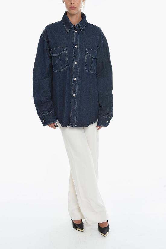  아누키 셔츠 APF22 N09 SRDE NY Midnight blue - ANOUKI