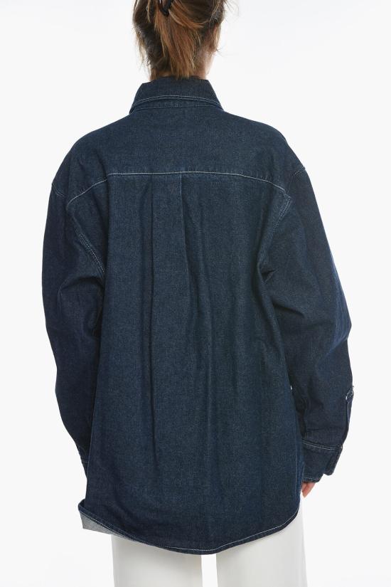 아누키 셔츠 APF22 N09 SRDE NY Midnight blue - ANOUKI
