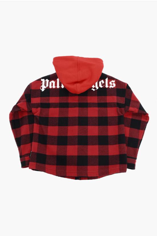  [키즈] 팜앤젤스 캐주얼 자켓 PBGA002F22FAB0012510 Nero Rosso - PALM ANGELS