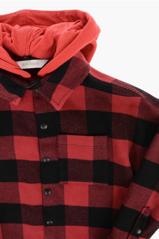  [키즈] 팜앤젤스 캐주얼 자켓 PBGA002F22FAB0012510 Nero Rosso - PALM ANGELS