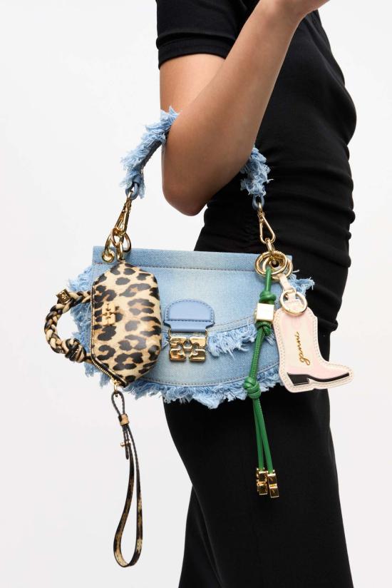  가니 키링 웨스턴 부츠  초크 핑크 - GANNI