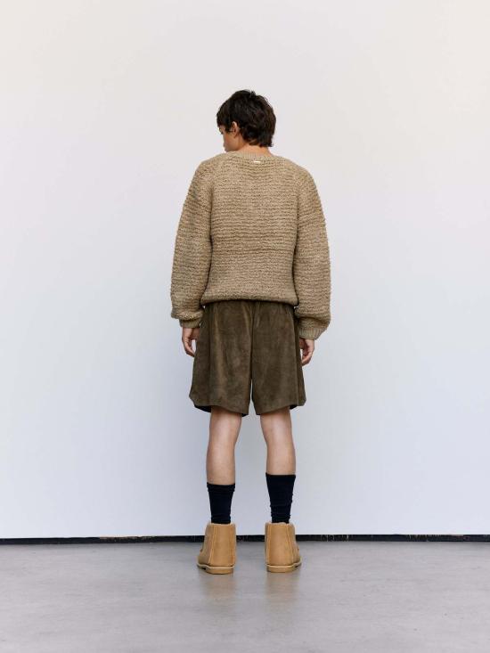  JW앤더슨 숏팬츠 JW 앤더슨 드로스트링 반바지 카키 - JW ANDERSON