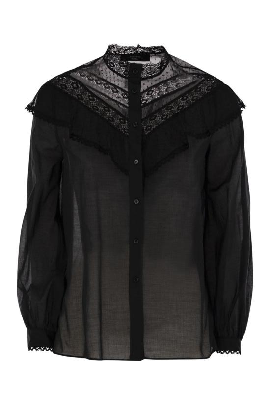 25SS 위켄드막스마라 블라우스 2515111013600 BLACK