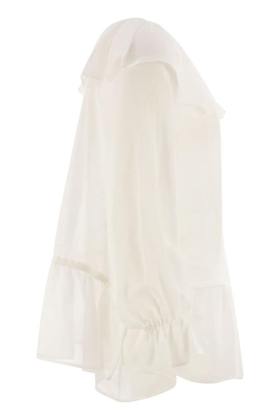 25SS 위켄드막스마라 블라우스 2515191013600 WHITE - WEEKEND MAX MARA