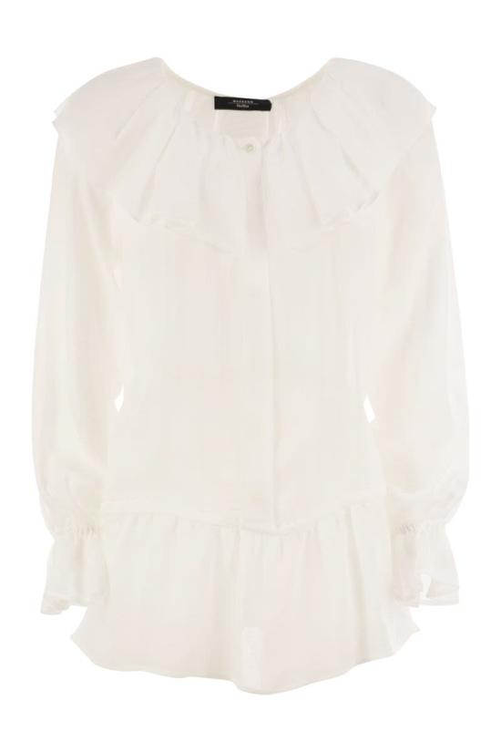 25SS 위켄드막스마라 블라우스 2515191013600 WHITE