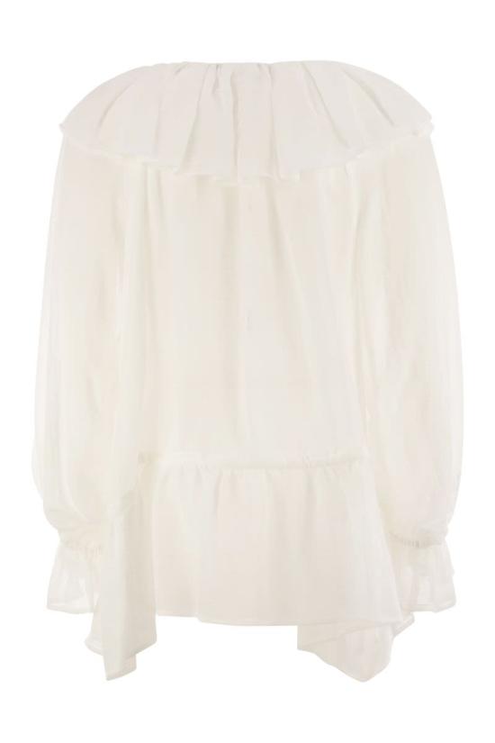 25SS 위켄드막스마라 블라우스 2515191013600 WHITE - WEEKEND MAX MARA